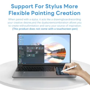 BEEX Dualscreen Laptop | Windows 11 Pro | Multi-Language Support | Portable Solution for Creativity, Work & Entertainment — image 4