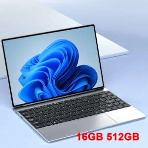 LENO 14.1" Ultra Slim Laptop Windows11 16GB RAM 2TB SSD Intel N3700 Notebook Gamer 1920*1080 Display Office Study Computer PC — image 7