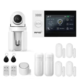PGST WiFi 4G GSM Alarm System Works with TUYA Smart Life for Home Security with PIR Wireless Solar Siren Works with Aleax — image 15