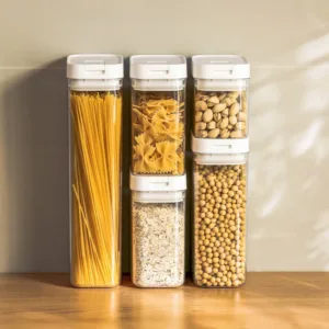 Pasta Storage Box Transparent Plastic Grain Seal Tank Spaghetti Storage Container Moisture-Proof Snack Jar Kitchen Food Tank