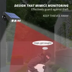 Powerful 4 LED Solar Security Lights Outdoor Decor Sensor Motion 3 Modes Street Waterproof Lamp Wall Night Work Light for Garden — image 2