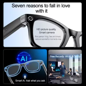 New 800W Camera AI Glasses Men Color-Changing Smart Translation Glasses Photo Video Recording Waterproof Call Smart Sunglasses — image 3