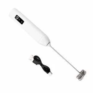 Wireless Milk Frother Electric Type-C Handheld Blender Stainless Steel Mini Coffee Maker Whisk Mixer For Coffee Cappuccino Cream — image 6