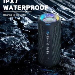 Ortizan X8 Pro Bluetooth Speaker Portable with 40W Stereo Sound,Rich Bass,IPX7 Waterproof, 30H Playtime, Mixed Color Lights,3 EQ — image 3