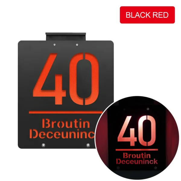 black red