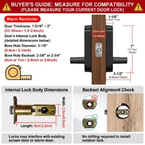 Smart Fingerprint Door Lock App Remote Control Keyless WIFI Digital Touchscreen Lock NFC IP67 Waterproof with 2 IC Cards — image 2