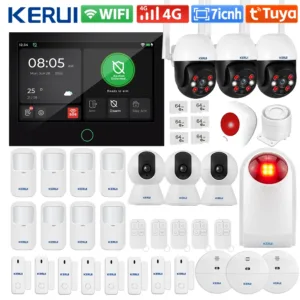 KERUI Tuya WiFi+4G Home Alarm System with 7 inch Large Touch Screen Panel Alarm Set FSK / ASK for House Security Protection G70 — image 8