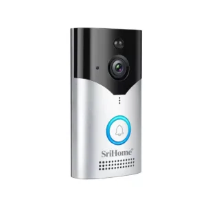 Srihome SH054 5Inch Screen 4MP 1440p Wireless WIFI Doorbell Solar IP Camera Kit Video Door Phone Visual Door Viewer Camera — image 2