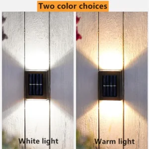 1~8PCs Wall Solar Light Waterproof Garden Solar LED Light for Outdoor Lighting Street Lamp Home Balcony Porch Yard Decoration — image 4