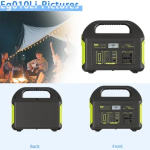 500W Portable Power Station Eg010Li, 307/384/461Wh LiFePO4 Solar Generator with PD/QC3.0, 90W Solar Input for Home Outdoor Emerg — image 2
