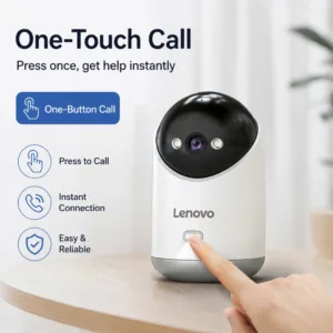 Lenovo 5MP 5G WiFi Camera Indoor Home Security IP Smart Baby Monitor Camera Color Night Auto Tracking Video Surveillance Camera — image 3