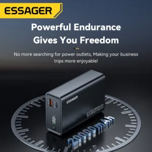 Essager Power Bank 20000mAh Portable PD 65W Fast Charging Mobile Phone External Battery Powerbank For IPhone17 16 15 Laptop Mac — image 3