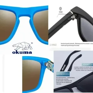 Okuma Polarized Sunglasses UV400 for Men and Women Outdoor Hunting, Fishing, Driving Bicycles, Sunglasses Optional Box — image 5