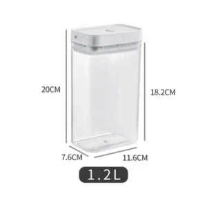 Pasta Storage Box Transparent Plastic Grain Seal Tank Spaghetti Storage Container Moisture-Proof Snack Jar Kitchen Food Tank — image 9