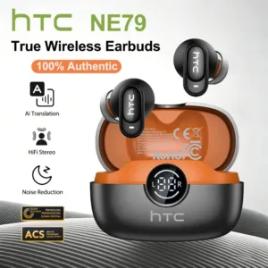 HTC NE79 Real Time Translation Bluetooth Earbuds Noise Reduction HD Call HiFi Music Headphones Mic For Cross-country Travelers