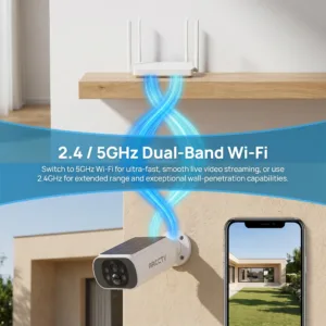 ARCCTV 2K Wireless Solar Camera Outdoor Surveillance Integrated Battery Wifi Camera Humanoid Detection Flash Alarm Night Vision — image 3