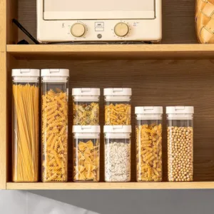 Pasta Storage Box Transparent Plastic Grain Seal Tank Spaghetti Storage Container Moisture-Proof Snack Jar Kitchen Food Tank — image 22