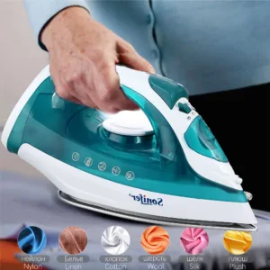 Electric Iron Portable Mini Garment Steamer Steam Iron For Clothing Iron Adjustable Ceramic Soleplate Iron For Ironing Sonifer — image 3