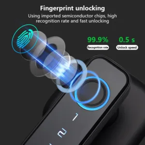 CDOK 2025 New M6 Tuya Bluetooth smart lock, door lock, fingerprint lock, password lock, multiple unlocking methods — image 4