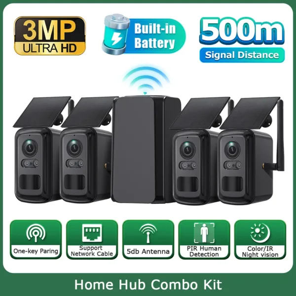 3MP 4PCS CAMERA KIT