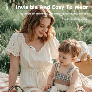 Wearable Breast Pump Hands Free Electric Breast Pumps Comfort Milk Collector Lightweight with LED Display 4 Modes & 36 Levels — image 2
