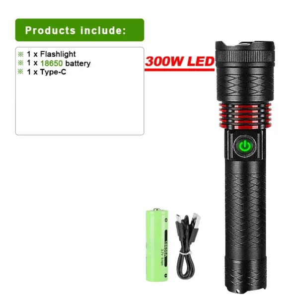 300WflashlightA