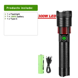 Super 800WHigh Power Rechargeable Led Flashlight Lighting 3000M Ultra Powerful Flashlights Magnetic Tactical Torch Hand Lantern — image 9