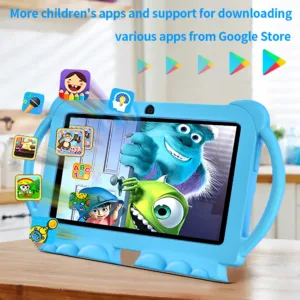 2025 New 7 Inch Kids Tablet with Cartoon Proof Case 5G WiFi Google Learning Education Tablet PC 4GB RAM 64GB ROM 4000mAh — image 2