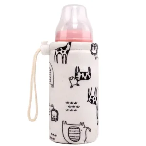 Portable USB Baby Bottle Warmer Travel Milk Warmer Infant Feeding Bottle Heated Cover Insulation Thermostat Heater Dropshipping — image 7