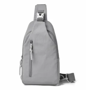 Hot Models Of Men And Women With The Same Models Of Casual Cross-body Bag, Large-capacity Nylon Chest Bag, Commuting, Travel — image 7