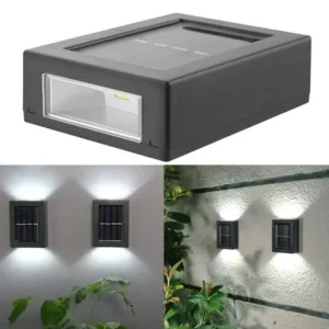 1~8PCs Wall Solar Light Waterproof Garden Solar LED Light for Outdoor Lighting Street Lamp Home Balcony Porch Yard Decoration — image 3