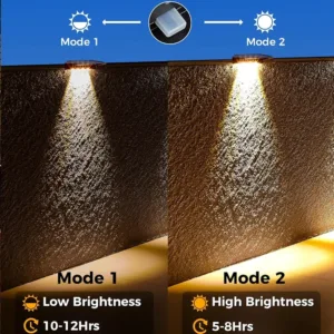 4pcs Solar Wall Light Outdoor Waterproof Solar Light Lighting Home Garden Courtyard Decoration Outdoor Sunlight Light — image 11