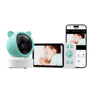 DANMINI 5 "tuya baby monitor 2K high definition WiFi remote mobile APP control up, down, left and right rotation gimbal camera — image 6