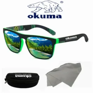 Okuma Polarized Sunglasses UV400 for Men and Women Outdoor Hunting, Fishing, Driving Bicycles, Sunglasses Optional Box — image 4