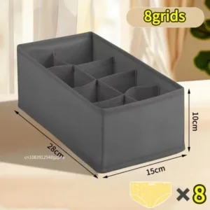 Underwear Organizers Of Cabinets And Drawers Wardrobe Clothes Bra Organizer For Underwear Socks Pants Home Foldable Storage Box — image 12