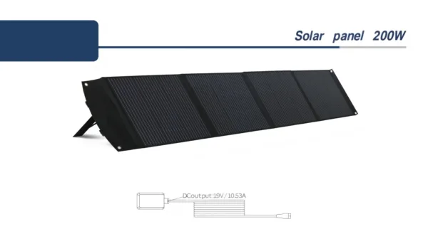 200W foldable solar