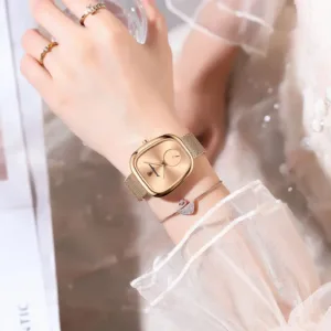 POEDAGAR Luxury Brand Woman Watch Waterproof Stainless Steel Mesh Women's Watches Fashion Elegant Quartz Ladies Wristwatch Reloj — image 6