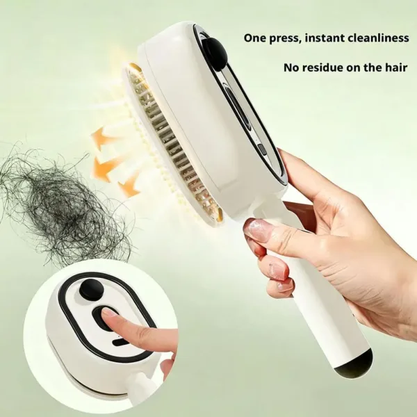 Multifunctional Massage Comb,Electric Spray Air Cushion Scalp Massager Comb Self Cleaning Steam Essential Oil Brush