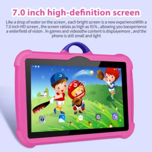 New Cartoon Pattern Kids Tablet 7 Inch Quad Core 4GB RAM 64GB ROM Android Learning Education Games Tablets Children's Gifts — image 2