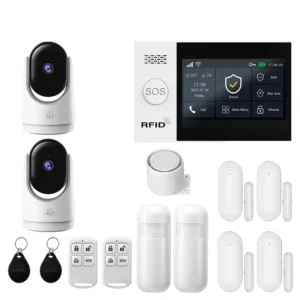 PGST WiFi 4G GSM Alarm System Works with TUYA Smart Life for Home Security with PIR Wireless Solar Siren Works with Aleax — image 18