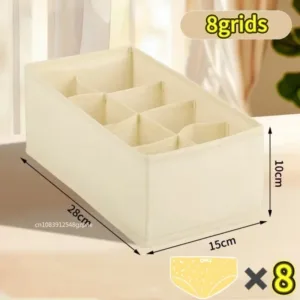 Underwear Organizers Of Cabinets And Drawers Wardrobe Clothes Bra Organizer For Underwear Socks Pants Home Foldable Storage Box — image 9