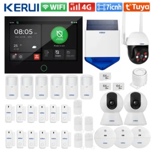 KERUI Tuya WiFi+4G Home Alarm System with 7 inch Large Touch Screen Panel Alarm Set FSK / ASK for House Security Protection G70 — image 9