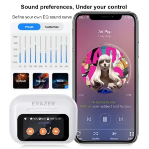 Choice ERAZER Airs Pro Wireless Bluetooth Earphones Touch Screen Headphones HiFi Earbuds ANC Noise Reduction Headsets HD Call — image 5