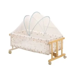 Full-coverage Crib Mosquito Net Mosquito Washable Stroller Safety Tent Foldable Breathable Cot Cover for Holidays Travel Summer — image 3