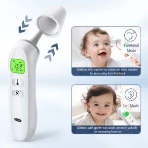 Cofoe 2 IN 1 Ear & Forehead Thermometer ±0.2℃ High precision Body Digital Thermometer Non-contact Infrared Fever Thermometer
