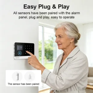 PGST Alarm System for Home WIFI GSM Security Alarm Host Ant-theft with Door Motion Sensor Work with Tuya Control work Alexa — image 2