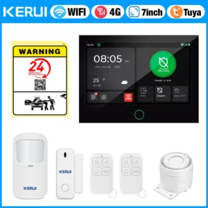 KERUI WiFi/4G GSM Burglar Alarm with 7 Inch Large IPS Touch Screen for Home Security Alarm System with Siren Motion Sensor G70 — image 9