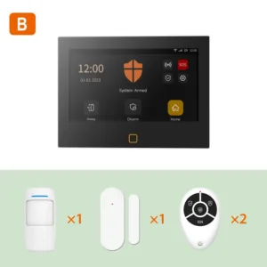 Staniot 7 Inch Touch Screen Smart Alarm Panel WiFi Tuya Home Security System 4G Remote App Control Wireless Home Burglar Alarm — image 9