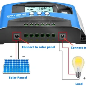 Y&H MPPT Solar Charge Controller 40A 60A 100A with Load/Dual USB /LCD 12V 24V Auto Solar Panel Charger Regulator — image 5