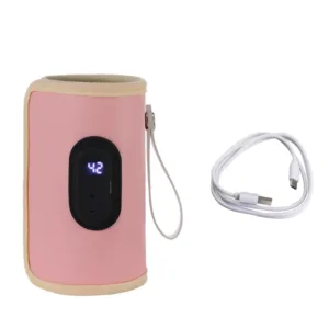 Portable USB Baby Bottle Warmer Travel Milk Warmer Infant Feeding Bottle Heated Cover Insulation Thermostat Heater Dropshipping — image 12